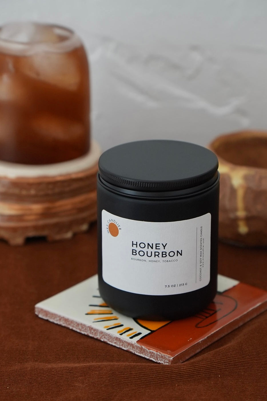 Wooden Wick Candle | Coconut & Soy wax | 7.5 oz