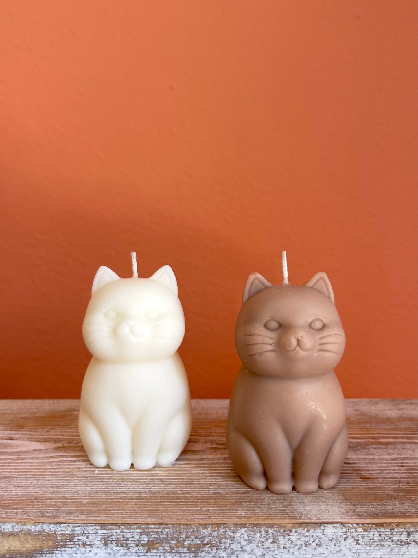 All Natural Soy Pillar Wax Cat Decorative Candle
