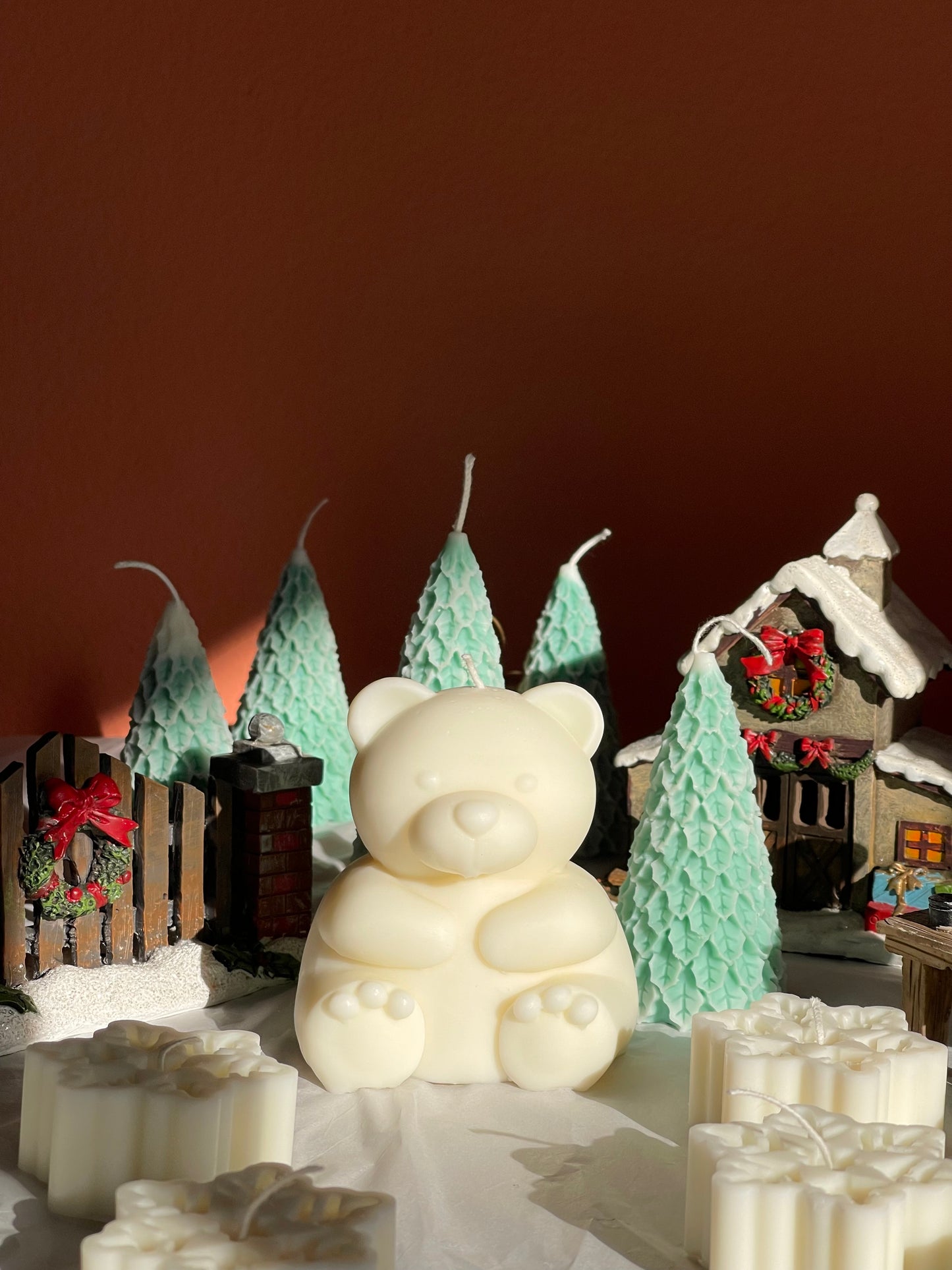 Cute Fluffy Bear Soy Wax Candle