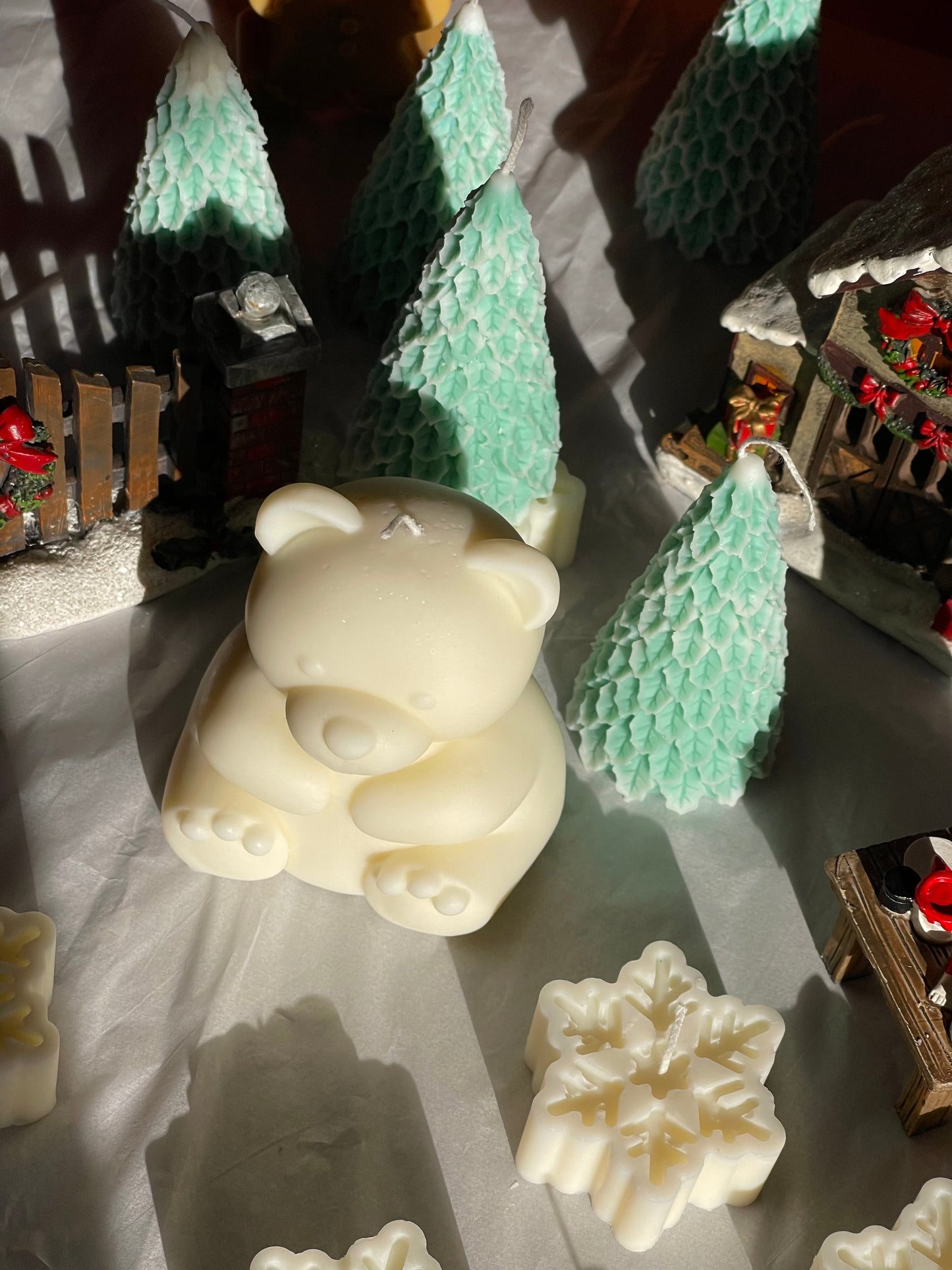 Cute Fluffy Bear Soy Wax Candle
