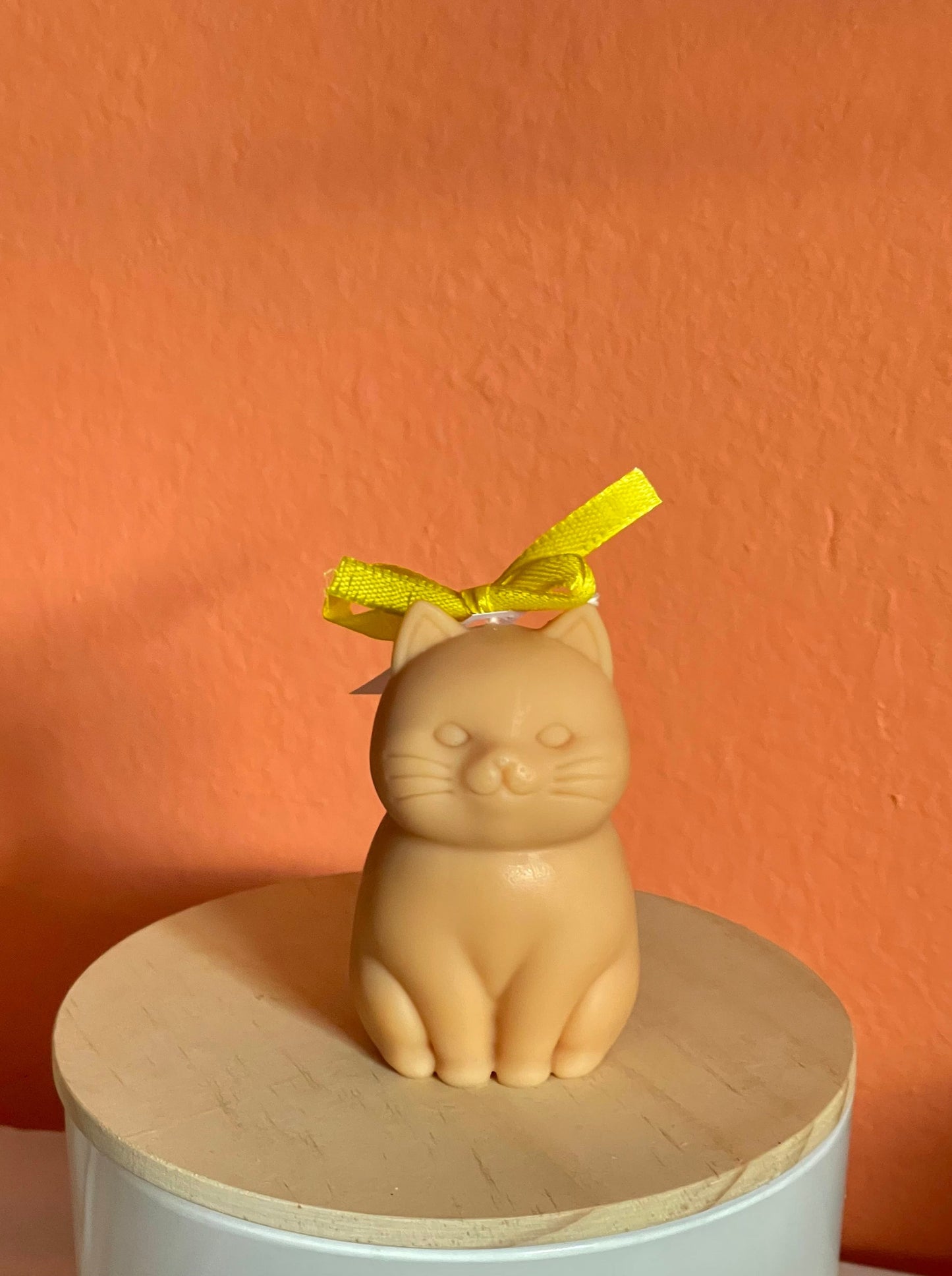 All Natural Soy Pillar Wax Cat Decorative Candle