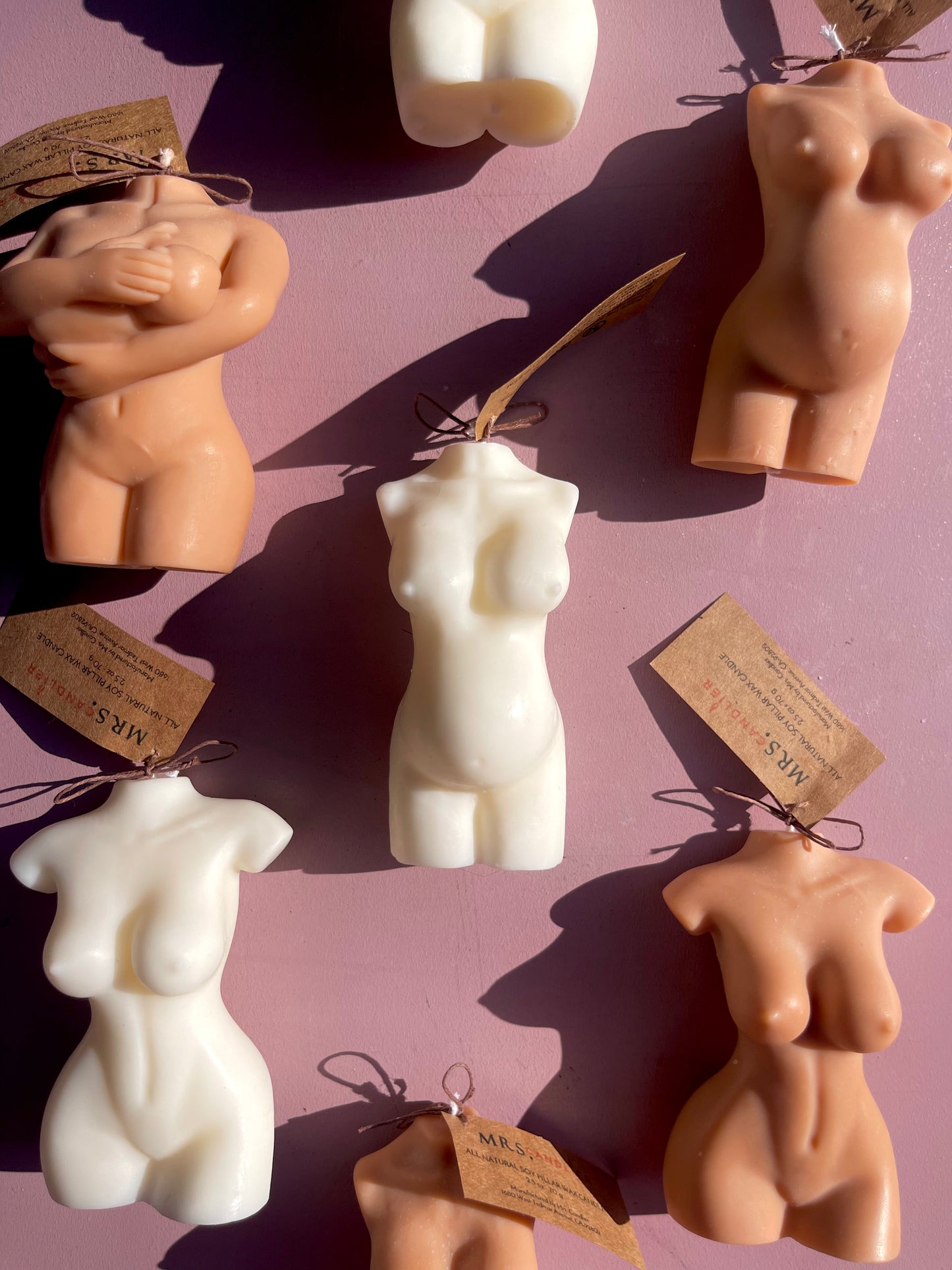 Woman Body All Natural Soy Wax Candle