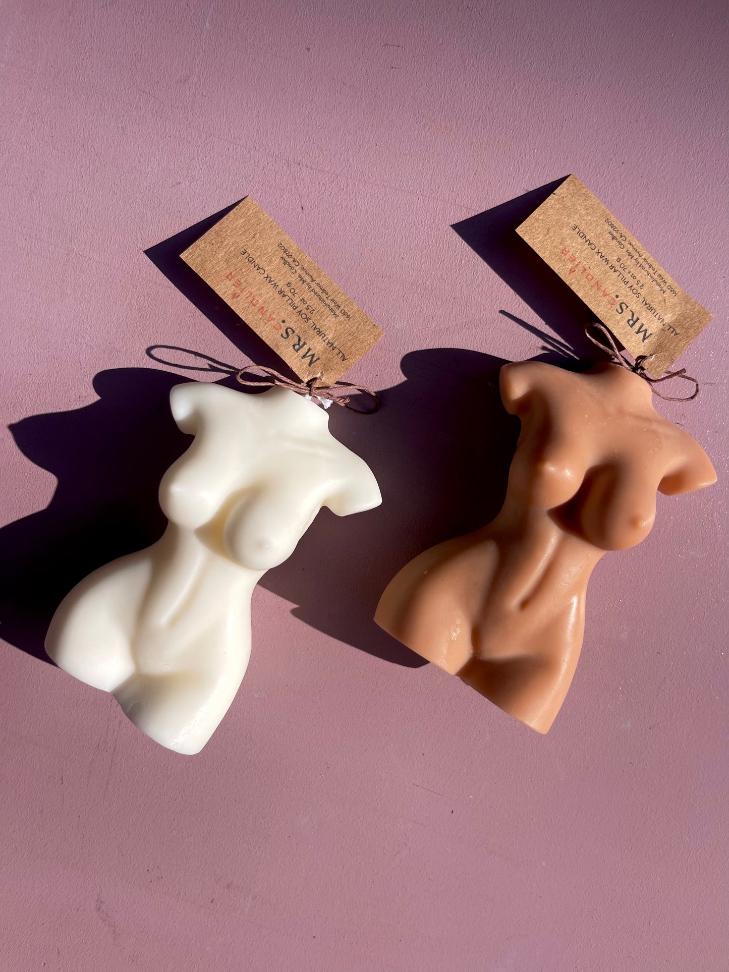 Woman Body All Natural Soy Wax Candle