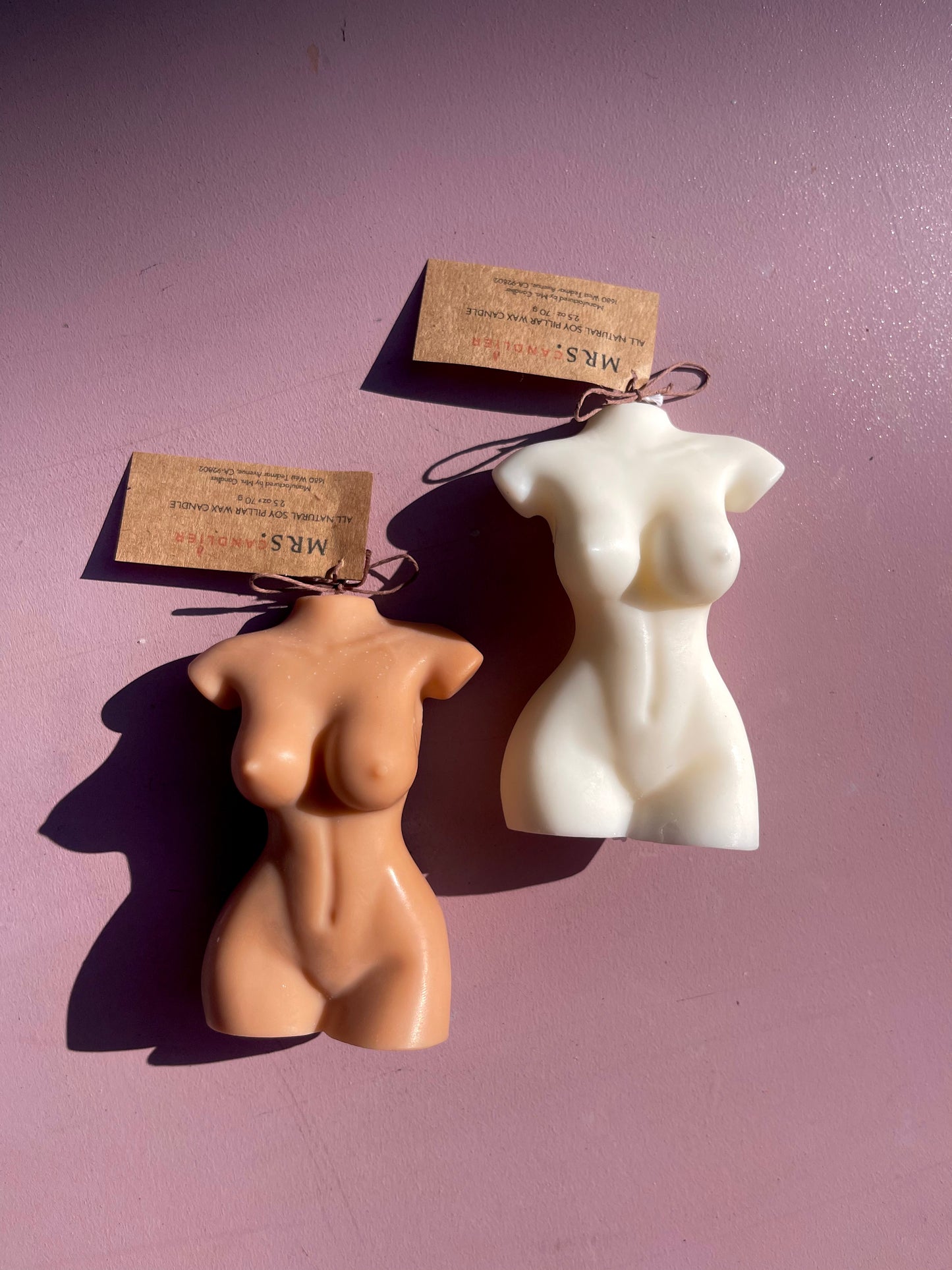 Woman Body All Natural Soy Wax Candle