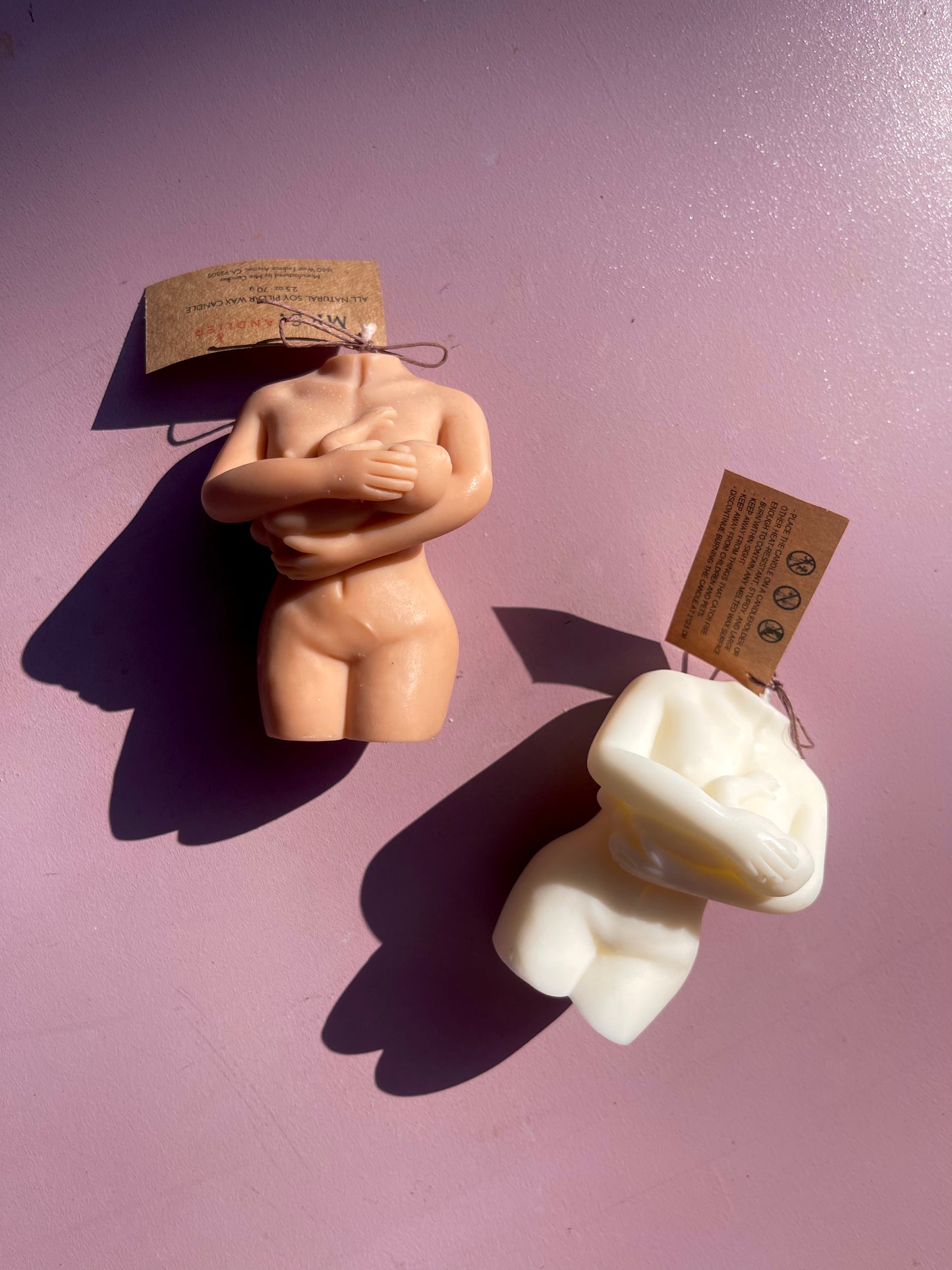 Woman Body All Natural Soy Wax Candle