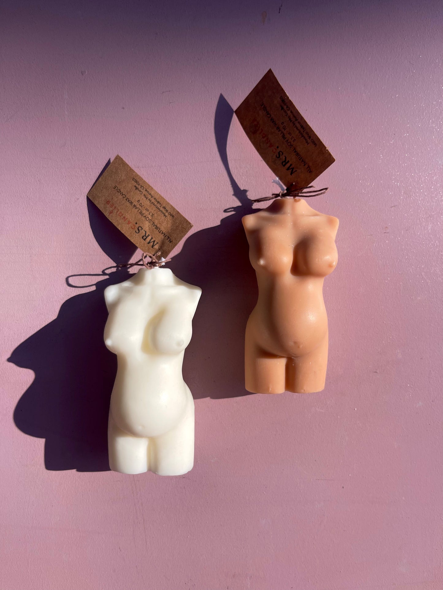Woman Body All Natural Soy Wax Candle