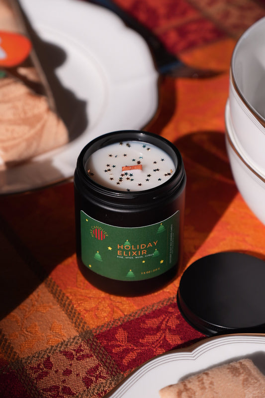 Wooden Wick Candle | Coconut & Soy wax | 7.5 oz