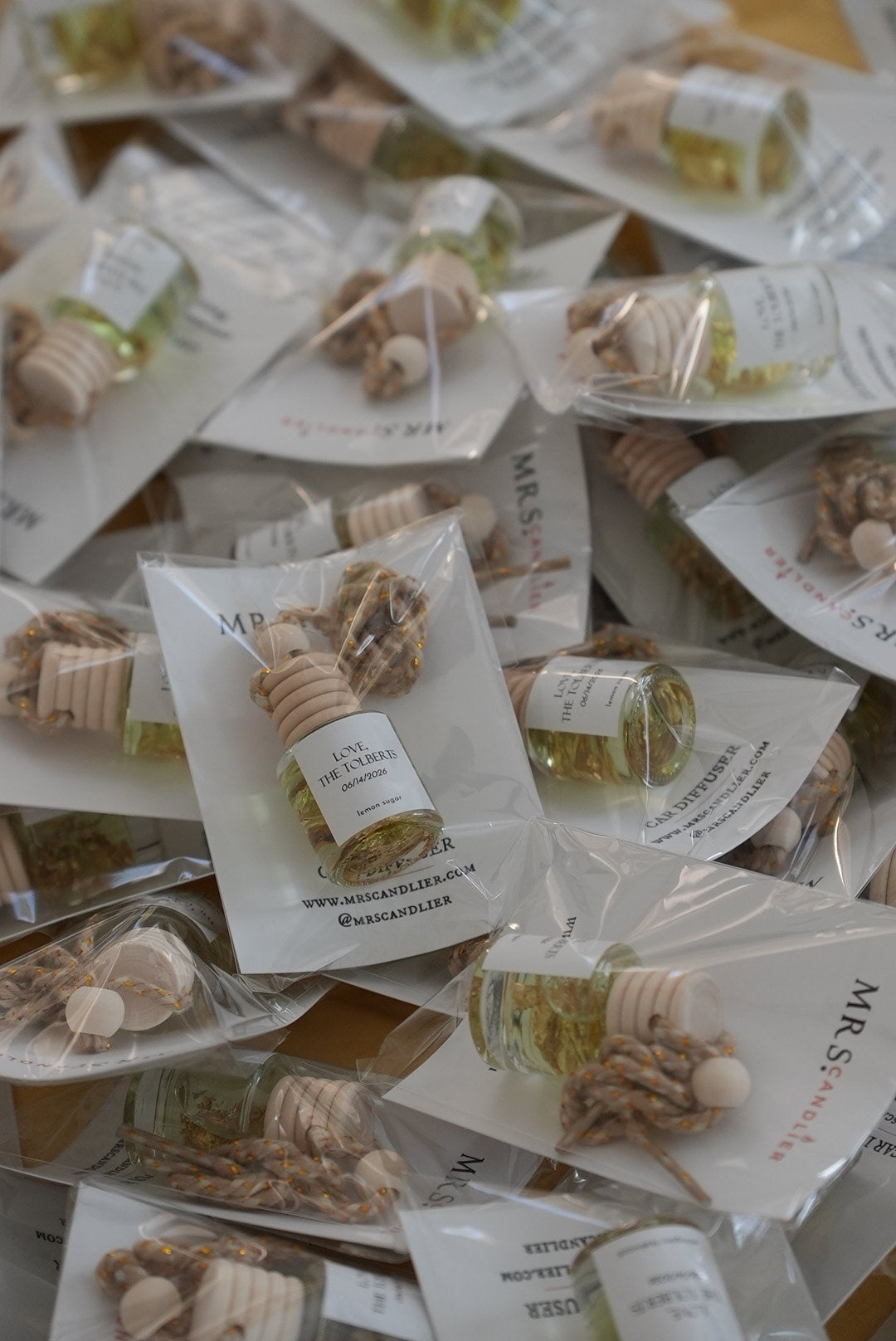 Custom Label Car Diffuser | Birthday | Wedding | Bridesmaids | Guest Favors | Baby Shower
