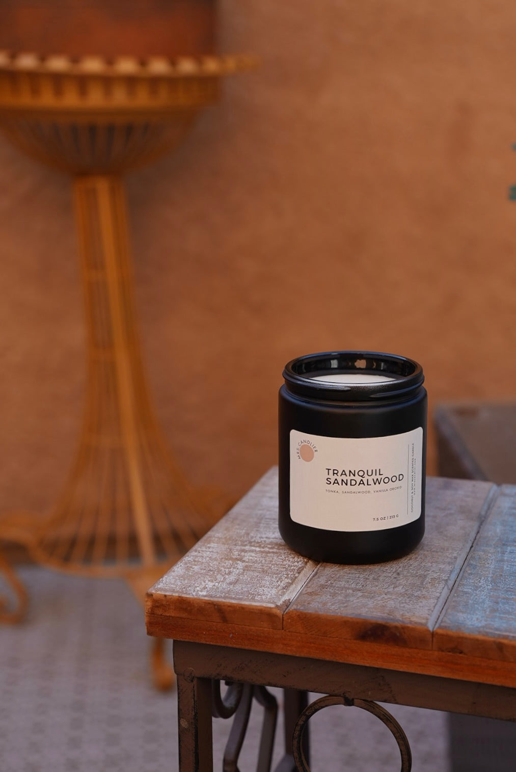 Wooden Wick Candle | Coconut & Soy wax | 7.5 oz