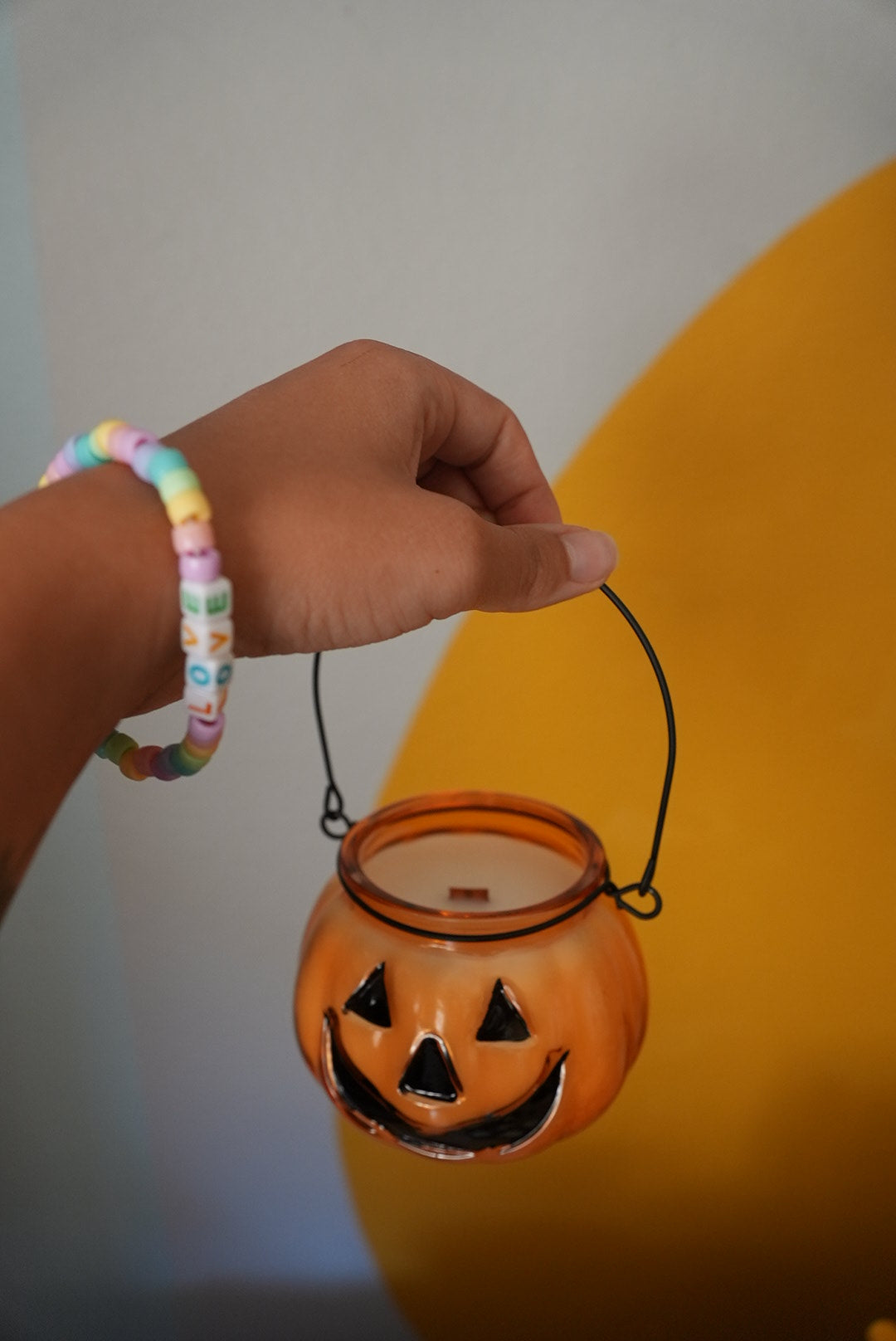 Jack O Lantern Pumpkin Candle 10 oz Orange