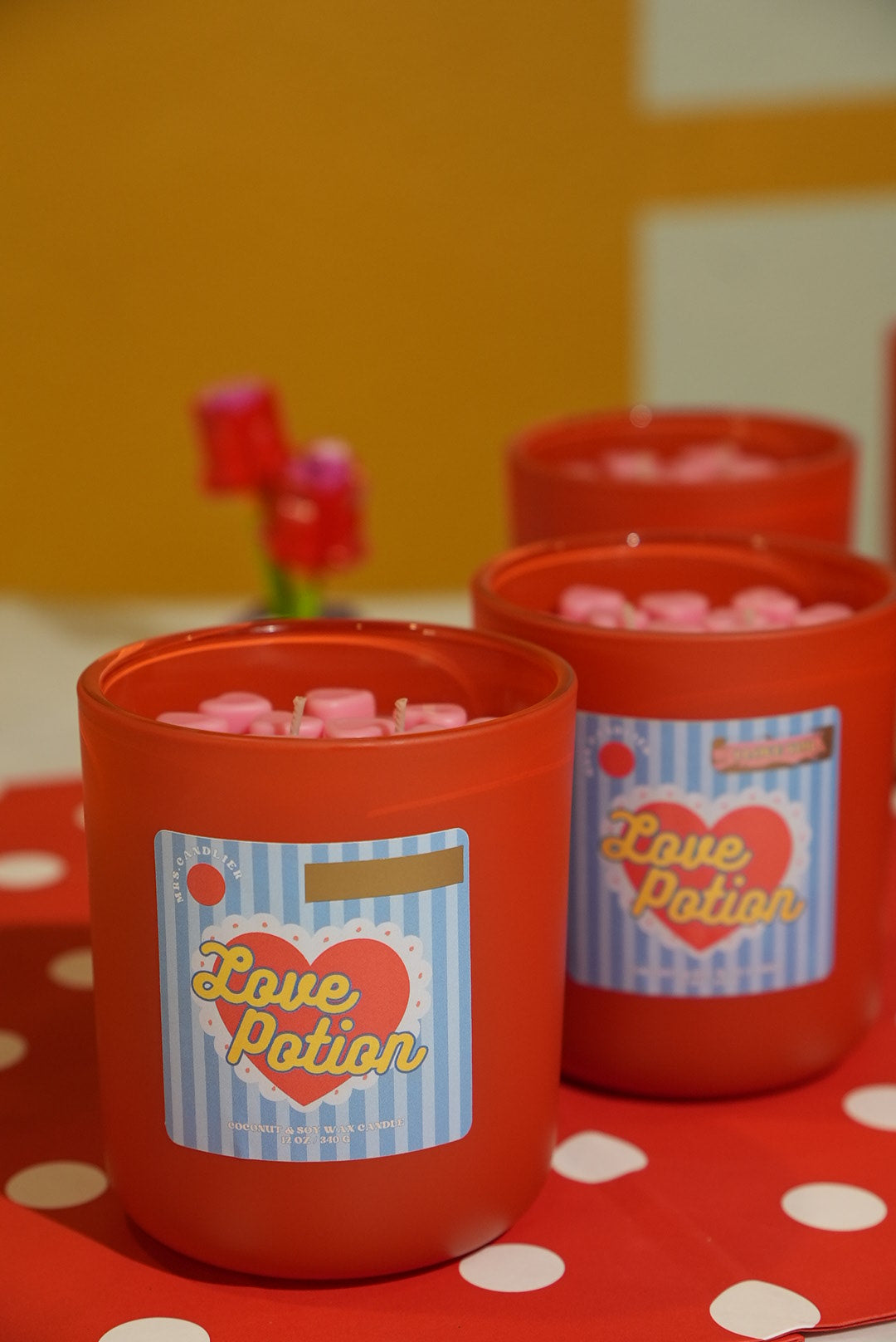12 oz Scratch Off Label candle | Valentine's Day | Gift | Custom