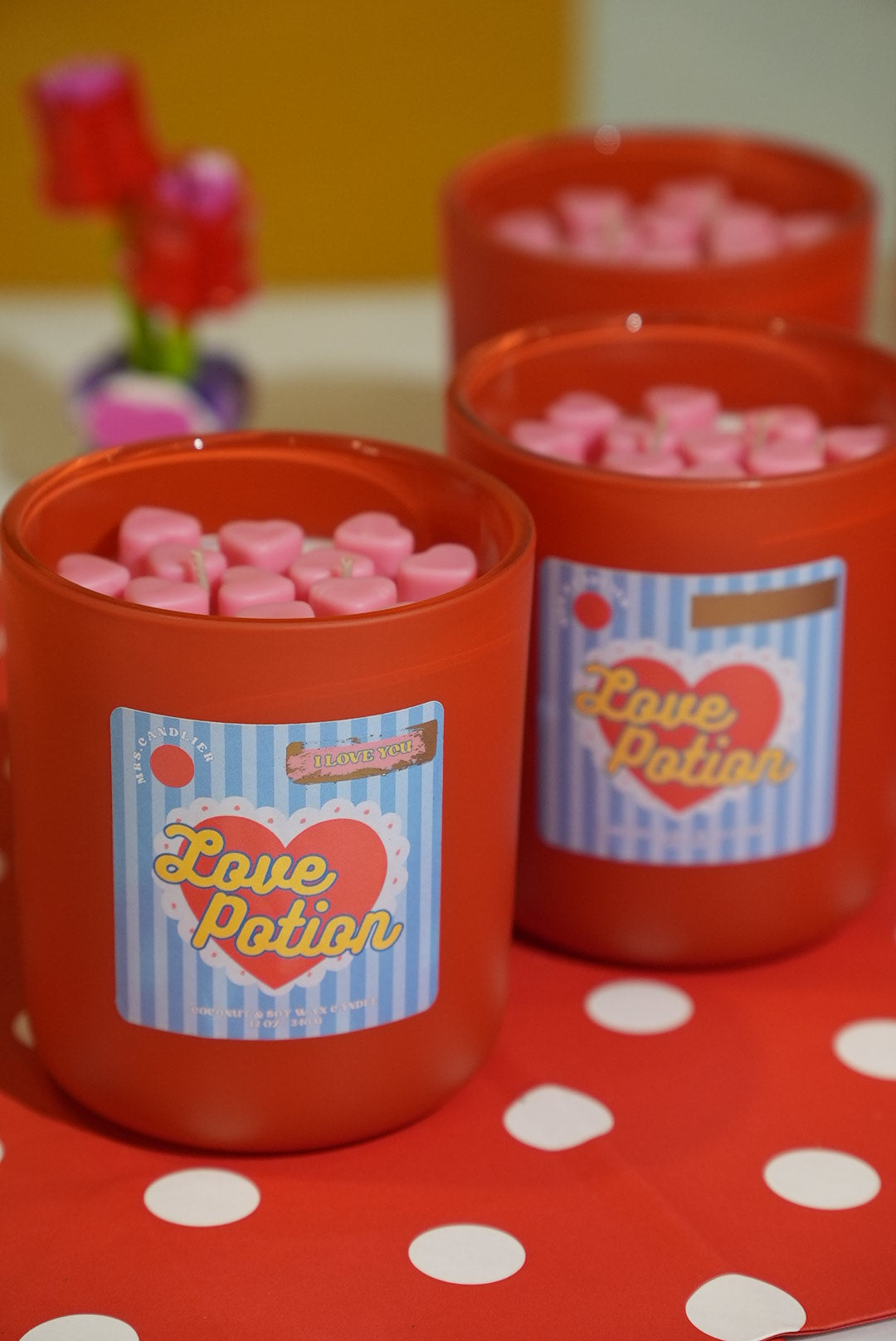 12 oz Scratch Off Label candle | Valentine's Day | Gift | Custom