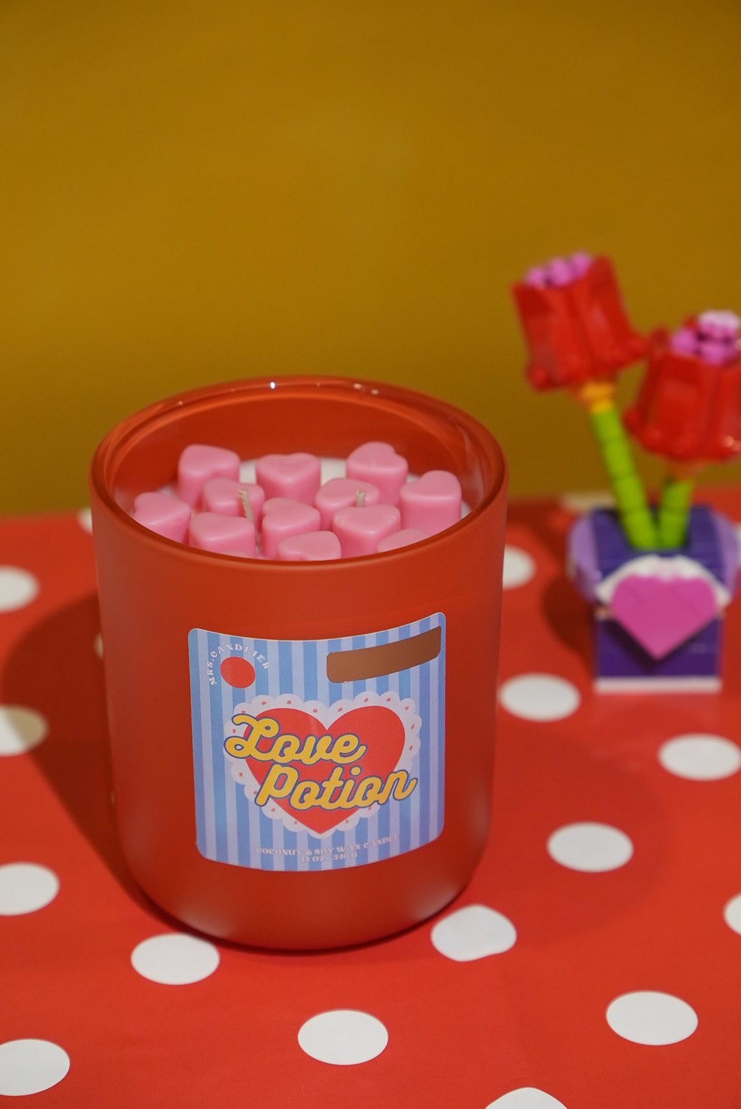 12 oz Scratch Off Label candle | Valentine's Day | Gift | Custom